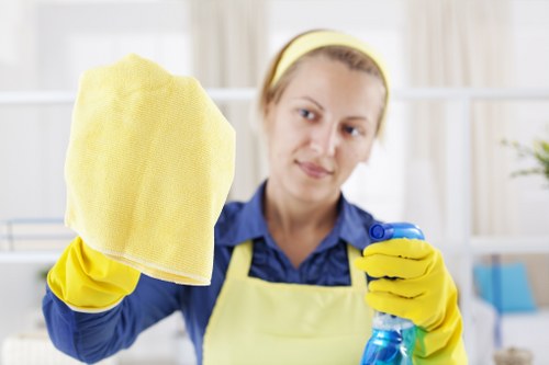 Careful cleaning of a wool rug in a local Putney property
