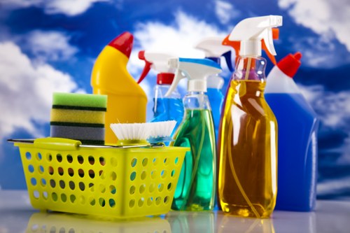 Local commercial cleaners planning a service schedule for a Putney business