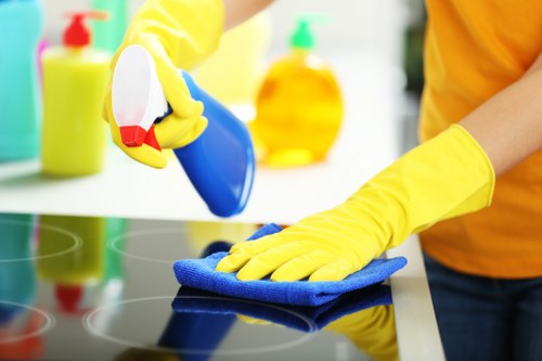 Waste disposal and environmental compliance in cleaning