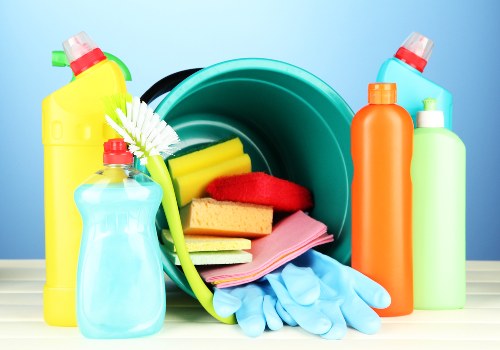 Professional cleaner reviewing liability and safety terms