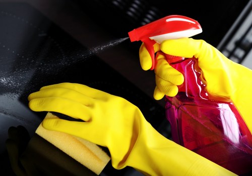 Professional cleaning of a building facade in Putney