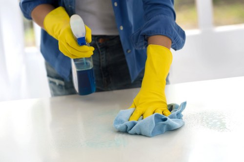 Cleaning service confirmed for a customer booking