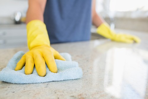 Cleaning different curtain fabrics in a Putney property
